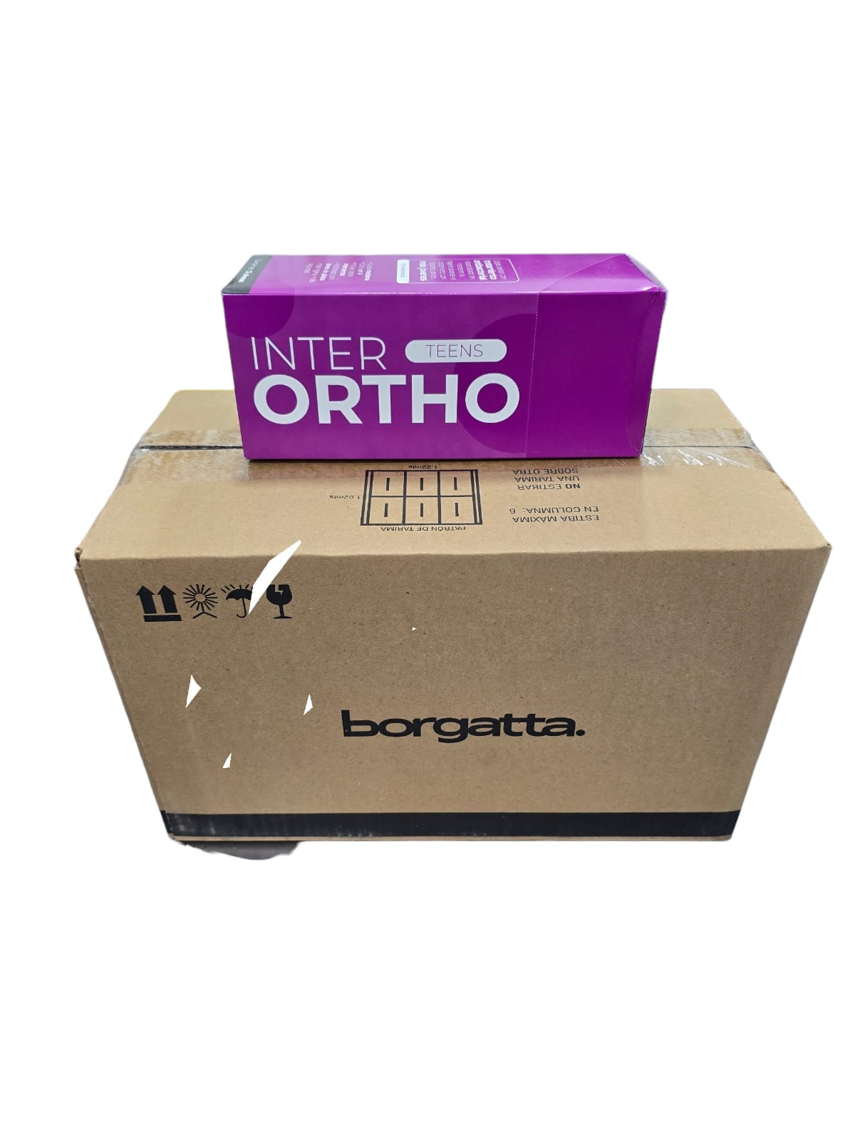 CEPILLOS INTER ORTHO TEENS Borgatta Caja Master 8 pzas 96 cepillos