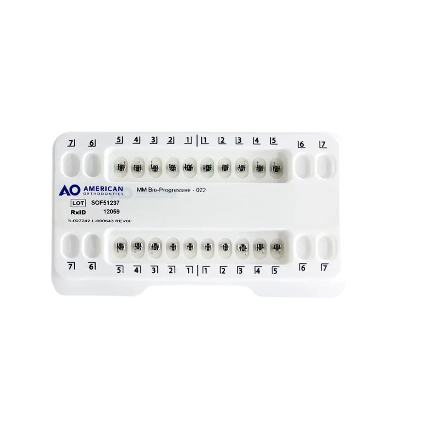 BRACKETS MINI BIO PROGRESIVO RICKET .022 AO