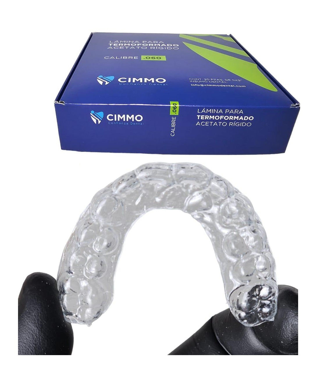 Acetato Para Guardas Dentales Cimmo Rígido