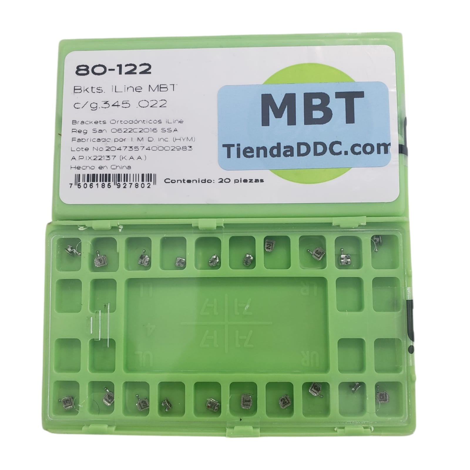 Bracket Dental Iline Mbt .022 Borgatta Ortodoncia