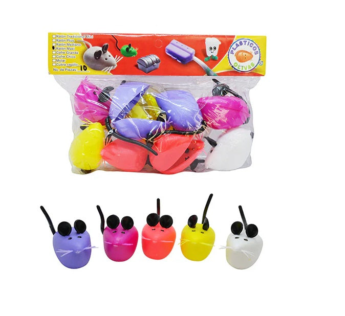Tienda DDC - Tienda DDC - ODONTOPEDIATRIA - Bolsa de RATONES DE PLASTICO PARA GUARDAR DIENTES Infantiles | TiendaDDC.com