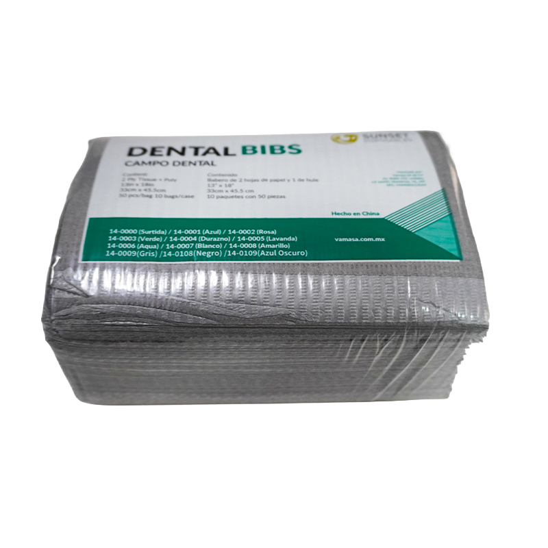 61003027 - SUNSET - CAMPO Dental BABEROS campos DESECHABLE C/50 | TiendaDDC.com
