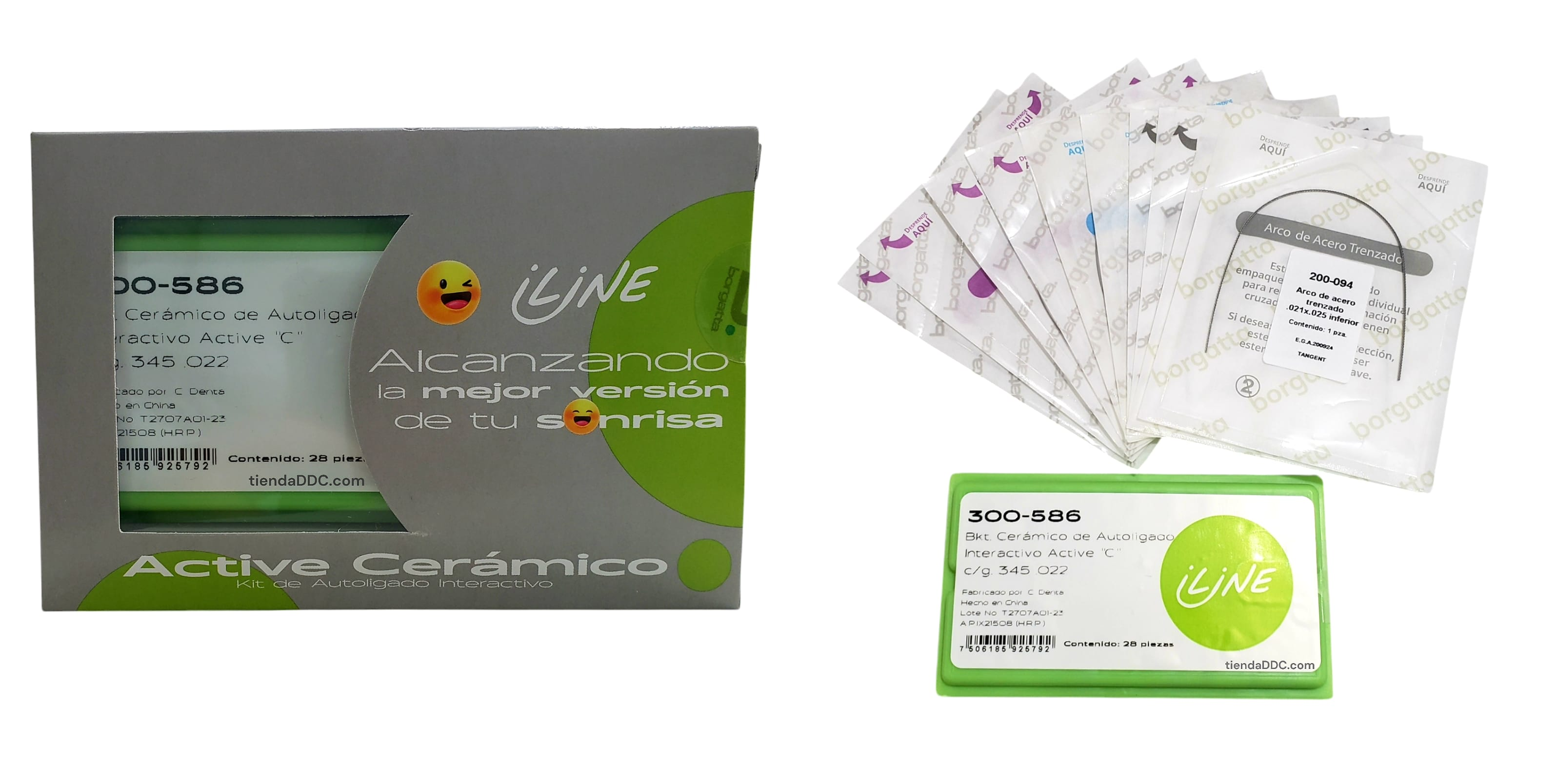 BRACKETS AUTOLIGADO CERAMICO ROTH 0.22 Borgatta