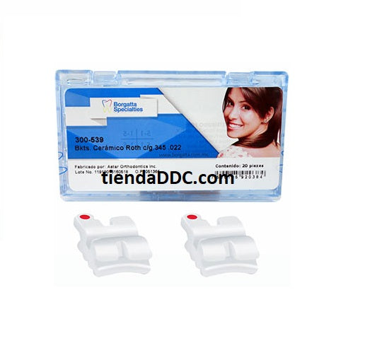 BRACKETS CERAMICOS ROTH .018 Borgatta