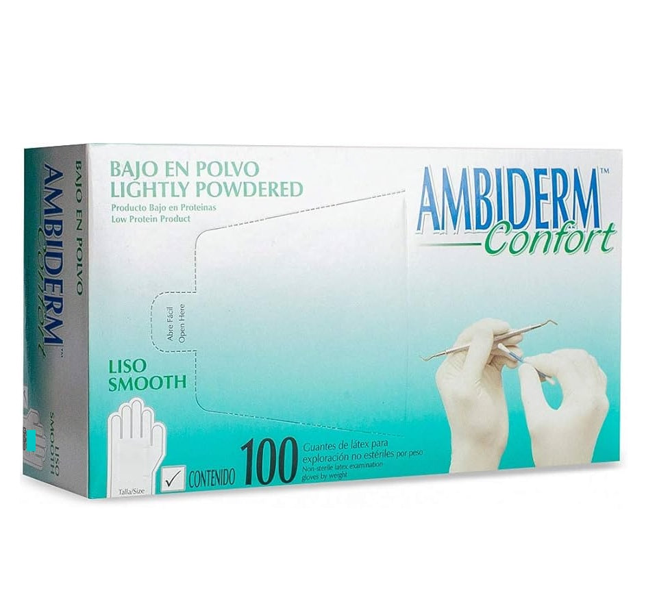 Guantes de Latex Ambiderm Confort
