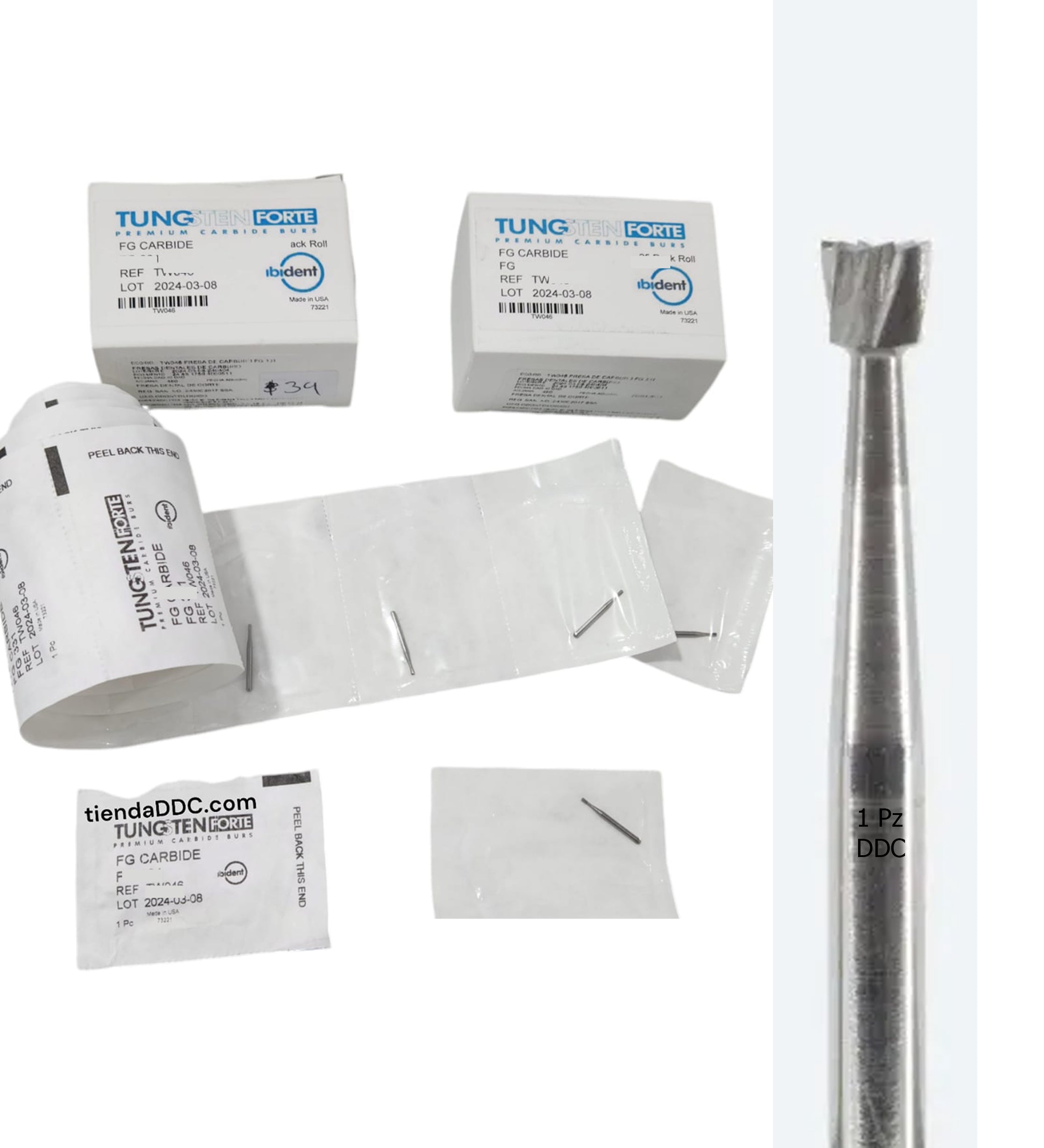 Fresa Carburo Cono Invertido