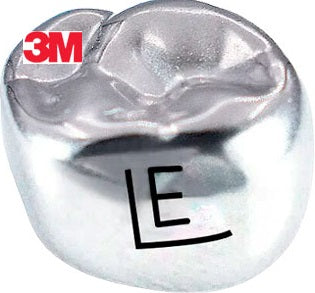 CORONAS ACERO CROMO INFANTILES POSTERIORES 3M