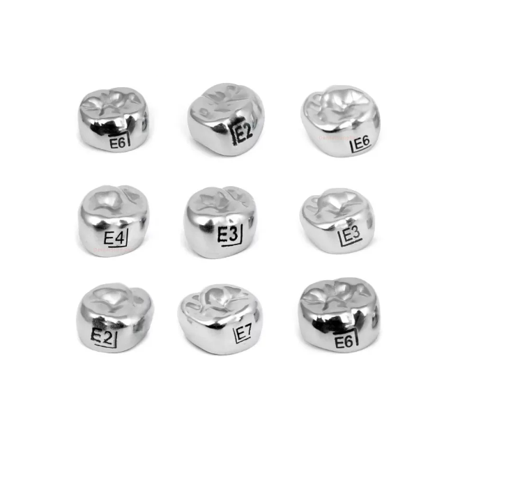 CORONAS DE ACERO COROMO INFANTILES POSTERIORES 3M