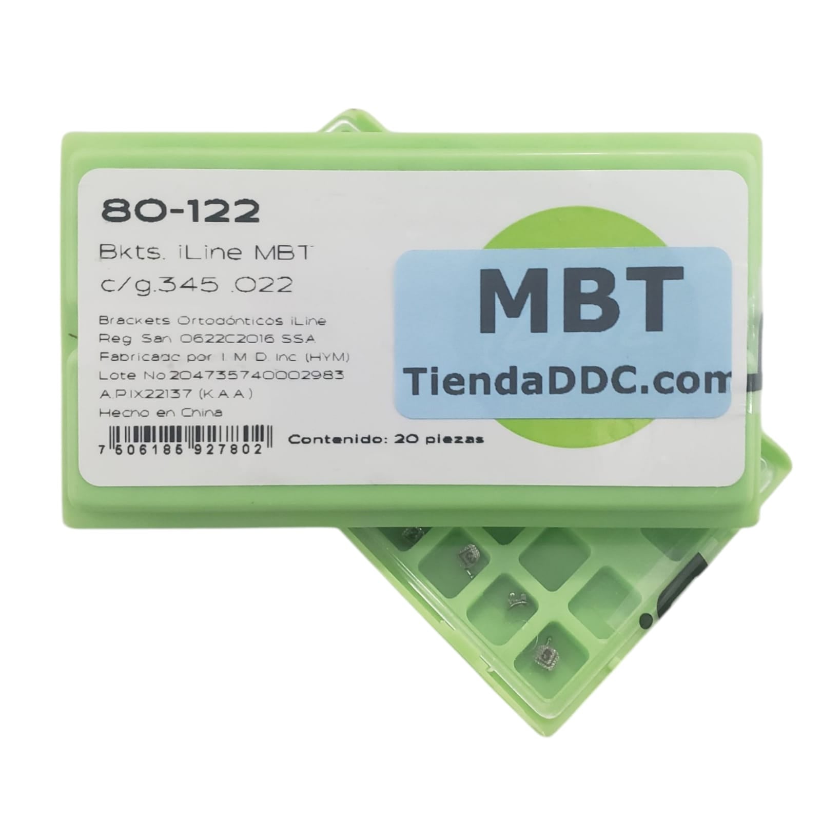 Bracket Dental Iline Mbt .022 Borgatta Ortodoncia