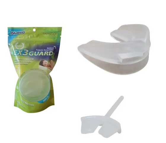 Guarda Dental Termoformable Doble Auxiliar En Bruxismo