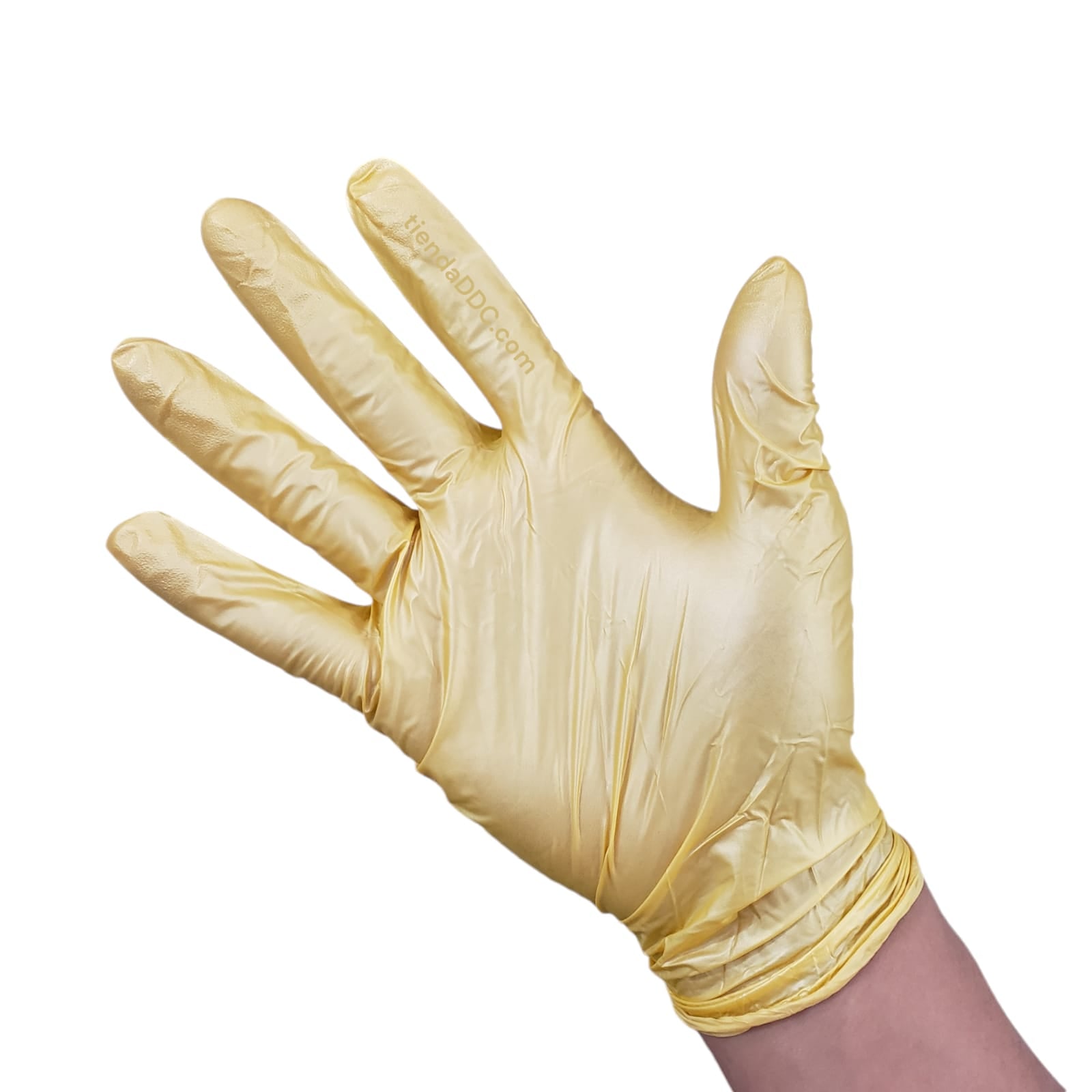 Guantes de nitrilo metalicos Uniseal caja con 100 pzas