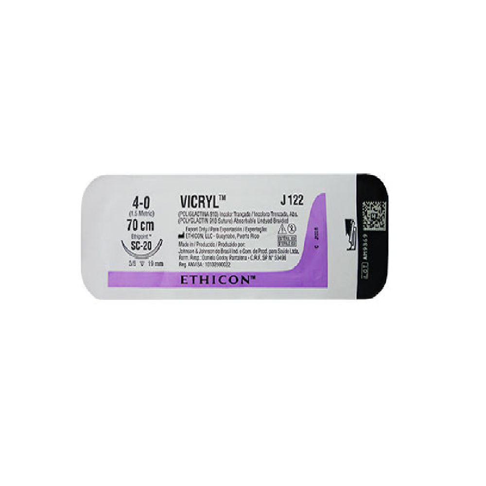5010000336530 - ETHICON - CLINICA - Hilo Sutura poliglactina Absorbible Ethicon vicryl 4-0 | TiendaDDC.com