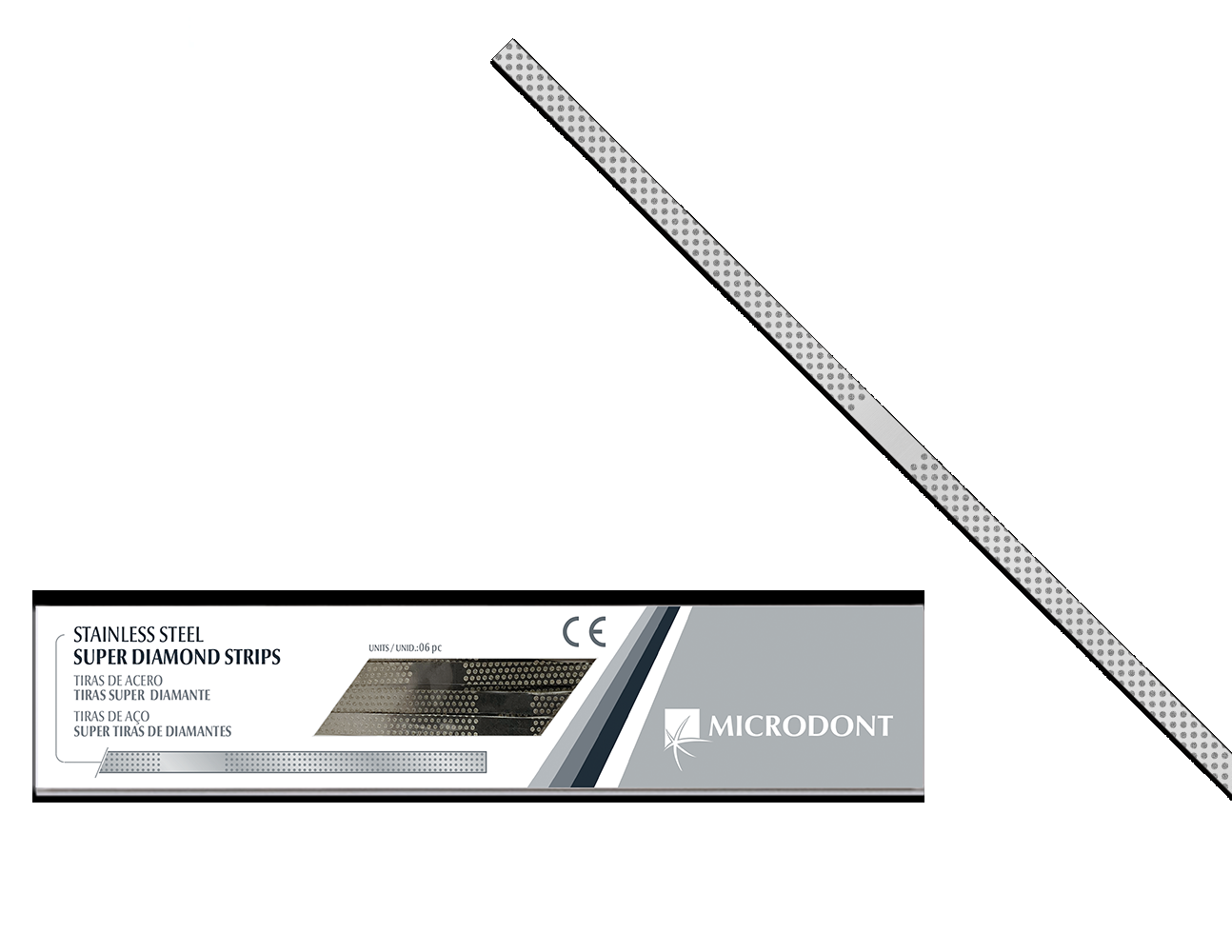 TIRA lija super DIAMANTADA ESPECIAL 4mm 6pz