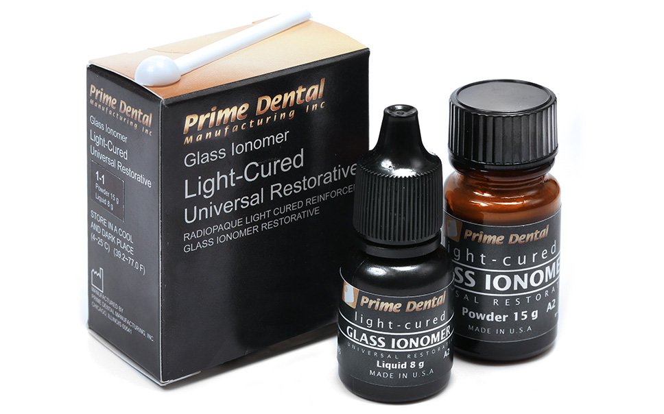 Glass Ionomer Light-Cured Universal Restorative PRIME DENT