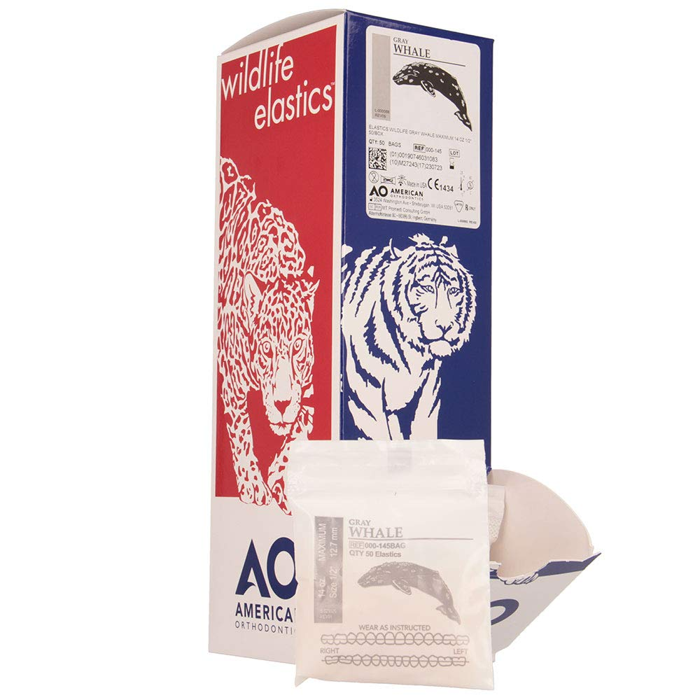 Tienda DDC - AMERICAN ORTHODONTICS - ORTO - Ligas extraorales AO Caja master con 50 bolsas | TiendaDDC.com