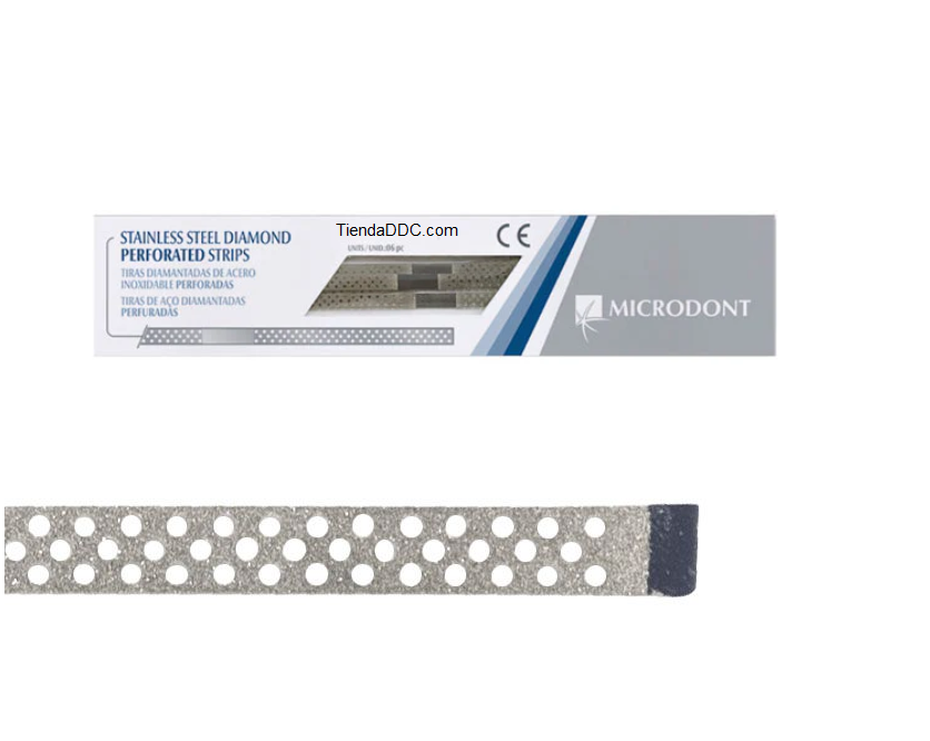 Lija Stripping diamantada perforada De Desgaste Interproximal c/6pz