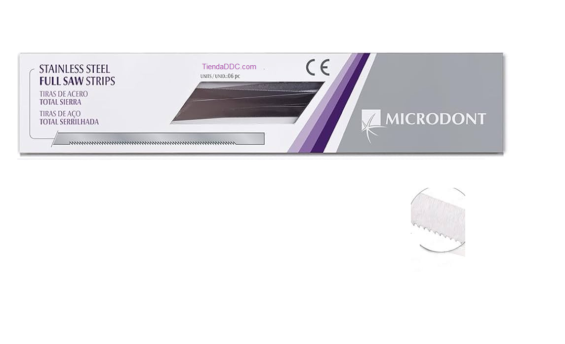 Tita Lija stripping dental de acero TOTAL SIERRA sin abrasivo C/6