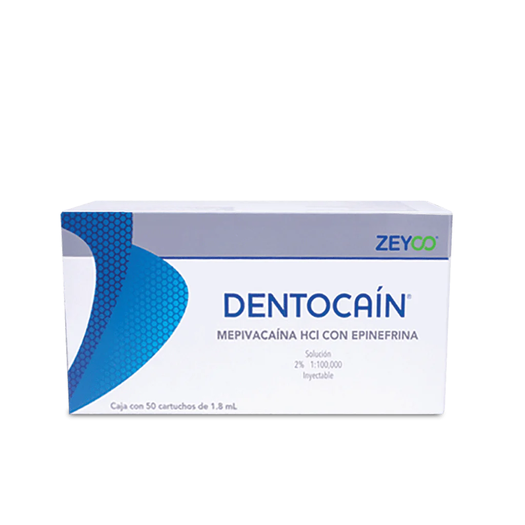 DENTOCAINA 2% MEPIVACAINA C/EPINEFRINA Dento