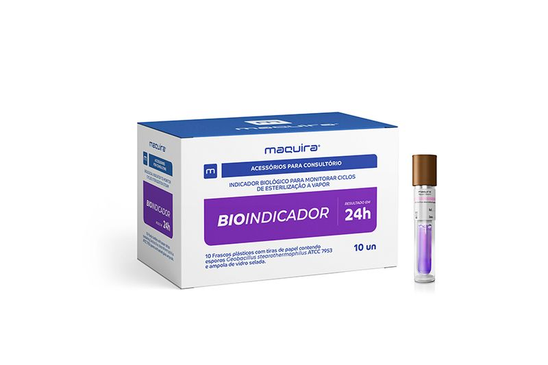Indicador Biológico Bio-indicador Maquira Autoclave 10u 24hr