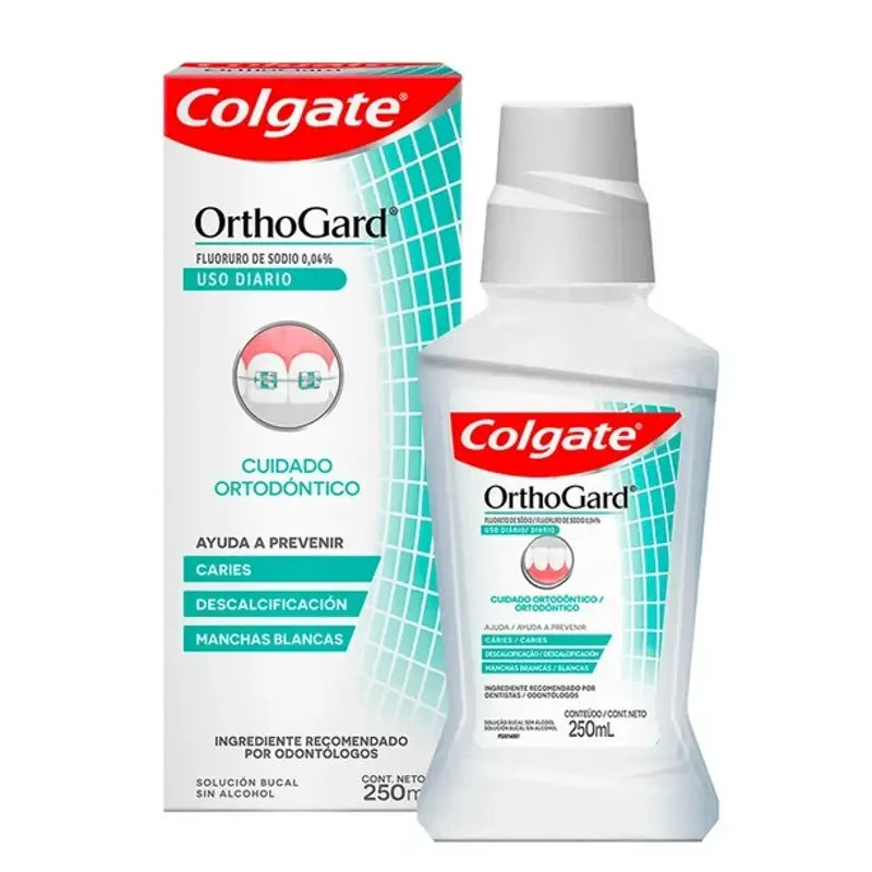 Orthogard Enjuague Bucal ortodoncia colgate