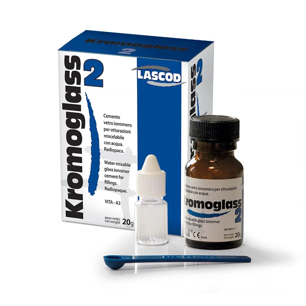 Kromoglass 2 Ionómero de vidrio para restauración