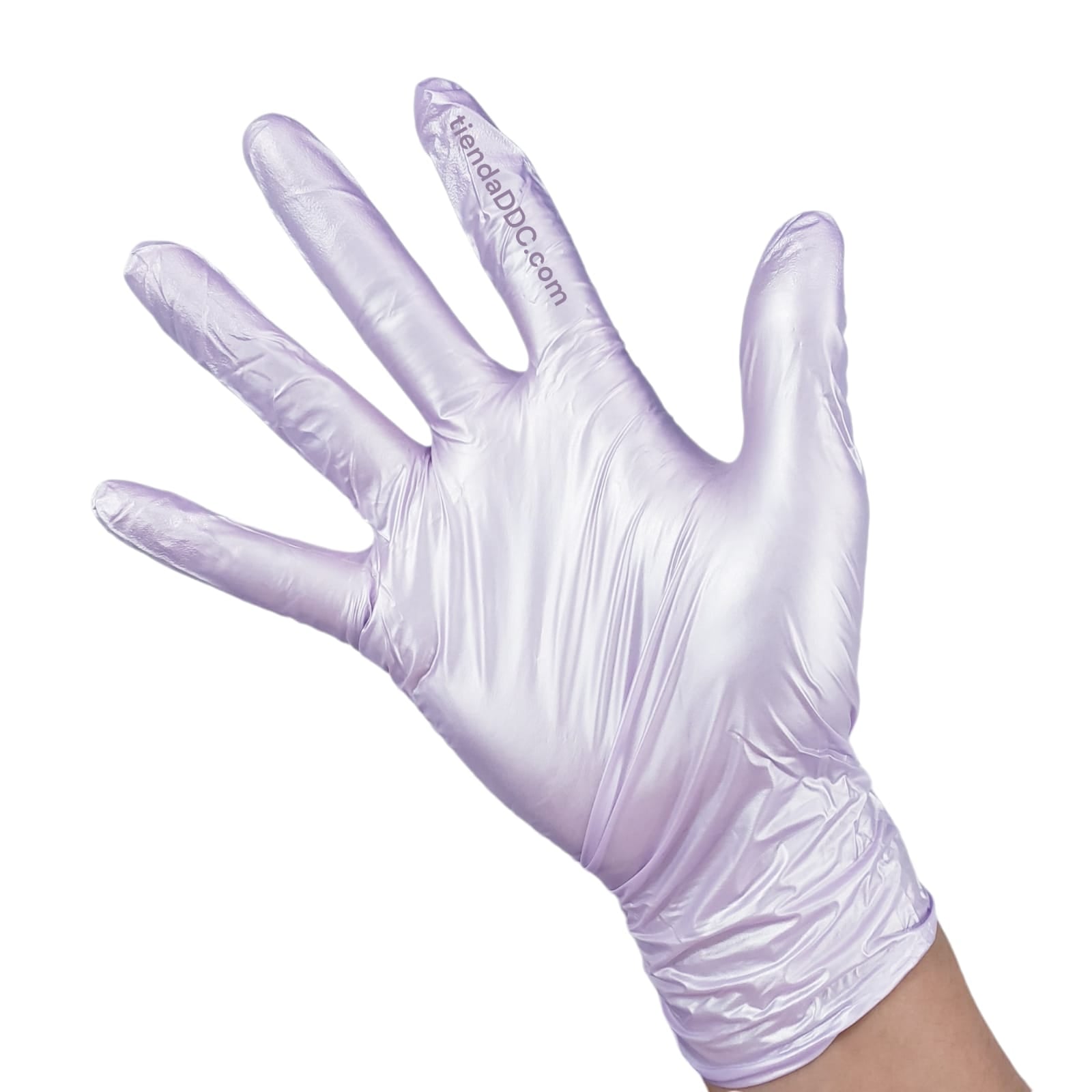 Guantes de nitrilo metalicos Uniseal caja con 100 pzas