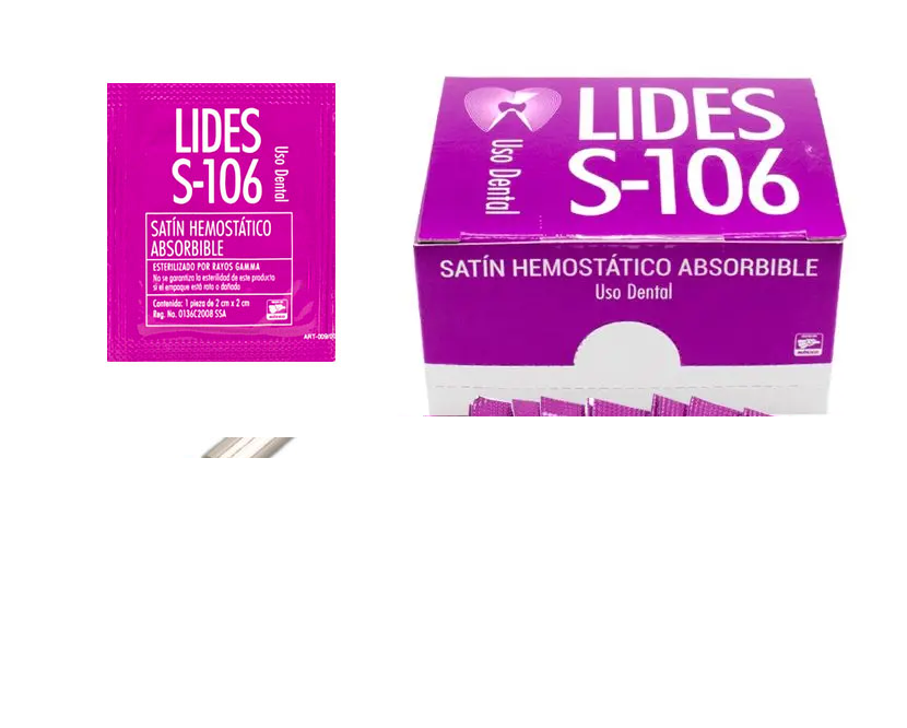 Sobre SATIN HEMOSTATICO DENTAL - LIDES S-106