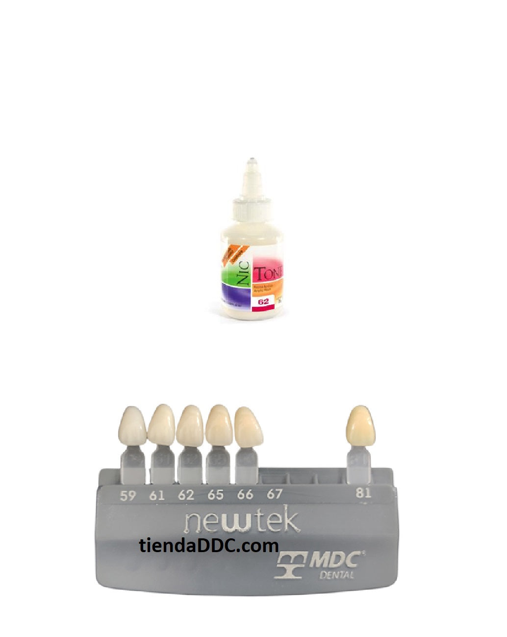 ACRILICO AUTOCURABLE rapido NICTONE temporal