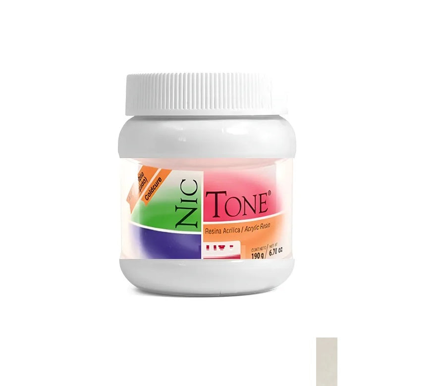 Acrilico Nictone Autocurable Rapido 190gr Color Diente