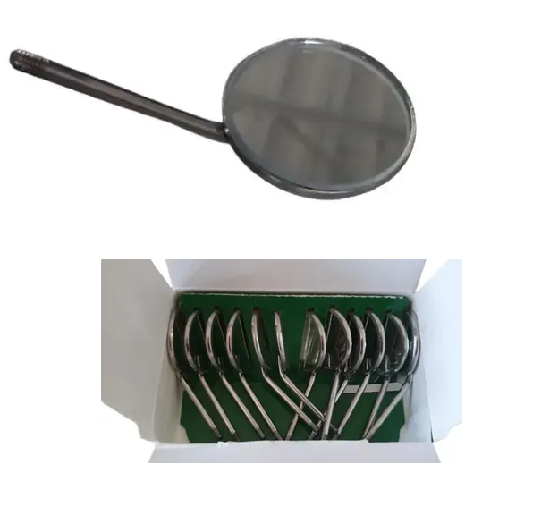 ESPEJO #5 DENTAL Cabeza Caja Master con 12 piezas