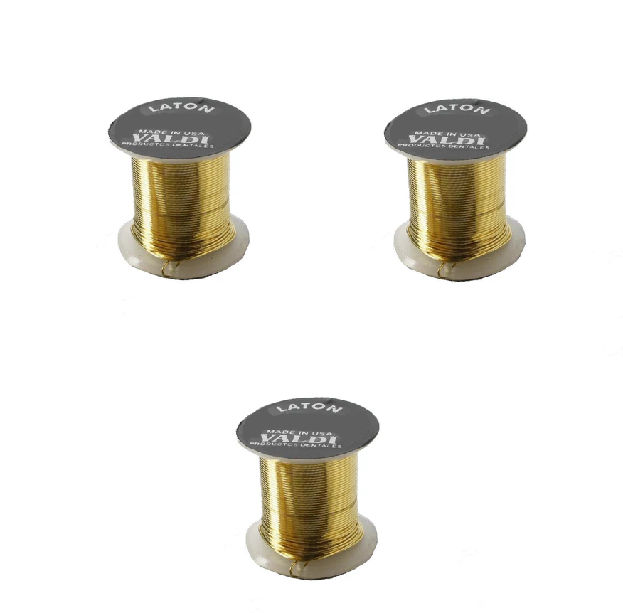 Alambre Rollo Ligadura Latón 14gr Valdi