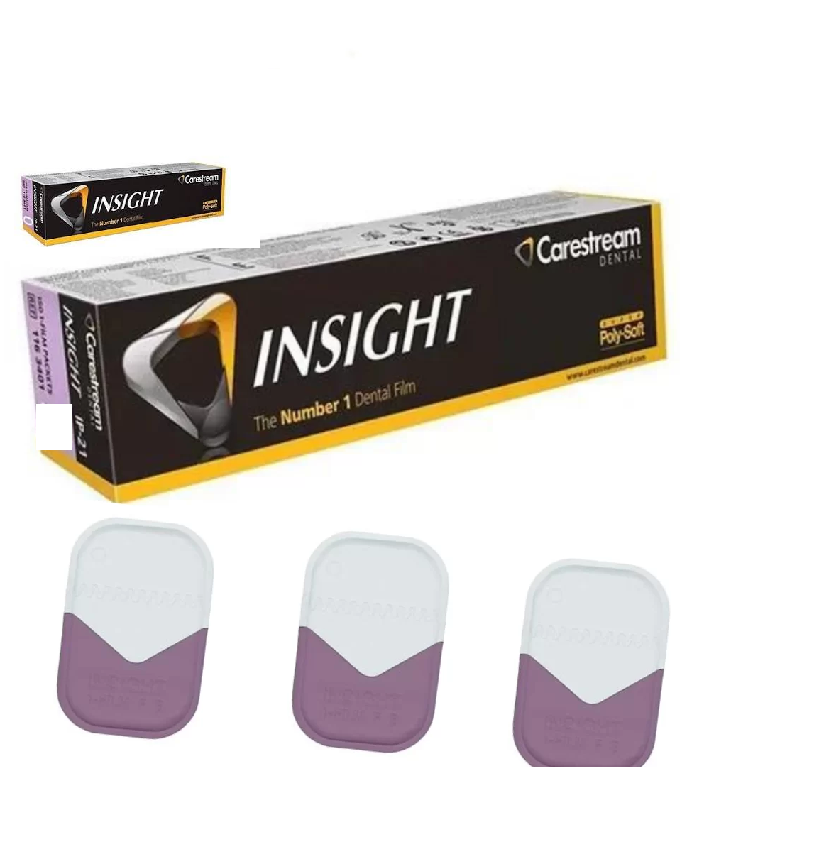 RADIOGRAFIA PELICULA INSIGHT ROSA PERIAPICAL INFANTIL