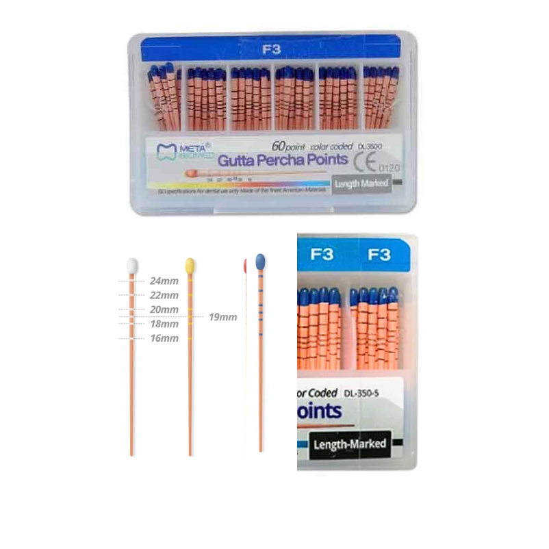 Gutapercha Taper Metabiomed F1 F2 F3