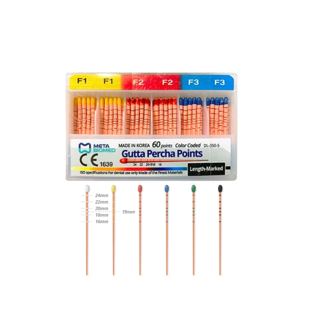 Gutapercha Taper Metabiomed F1 F2 F3
