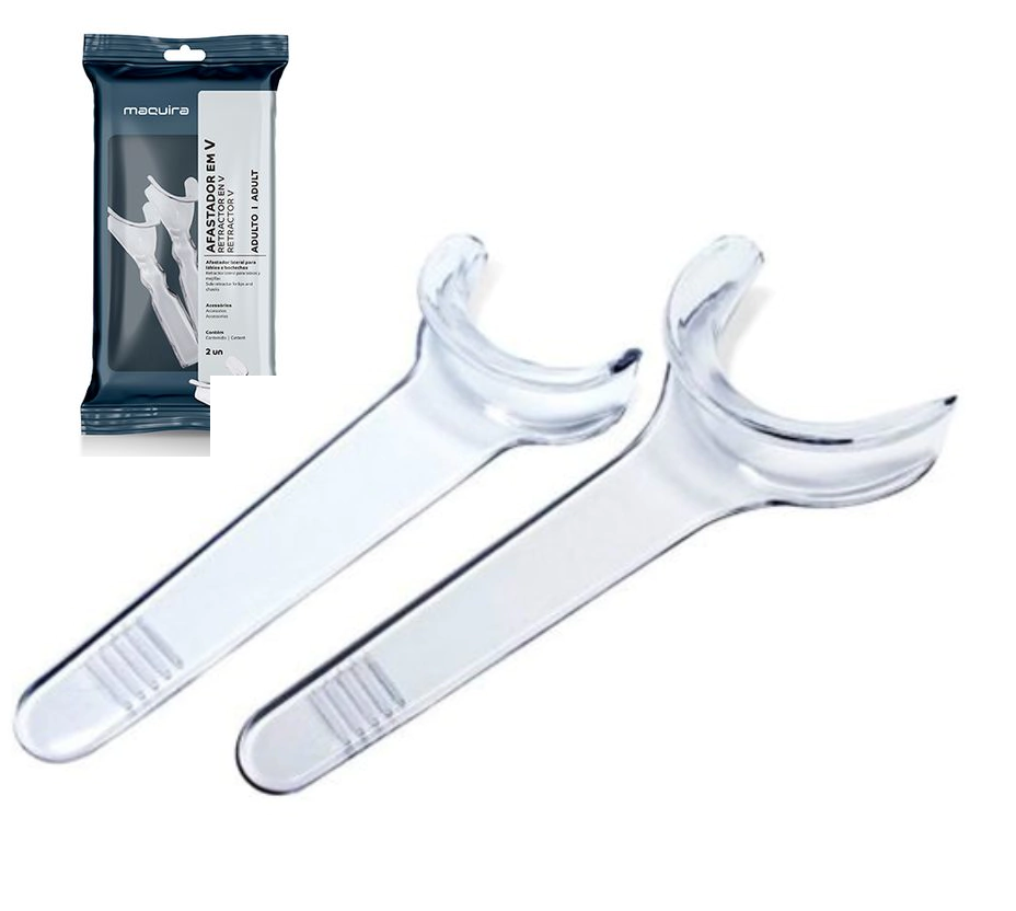 7898561540508 - Deposito Dental Cadereyta - CLINICA - retractor dental Abreboca Lateral Forma U autoclavable 2 pz | TiendaDDC.com