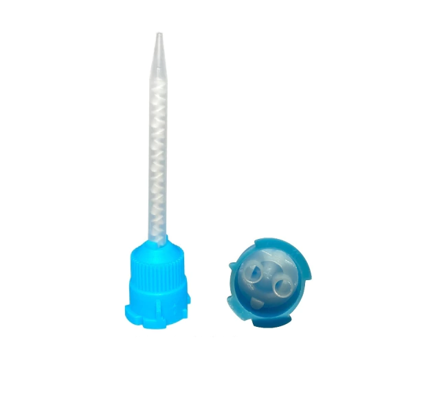 Tienda DDC - PRIME DENT - RESTA - Punta Mezcladora Resina Dental 1:1 Azul 25 Puntas para Bisacril | TiendaDDC.com