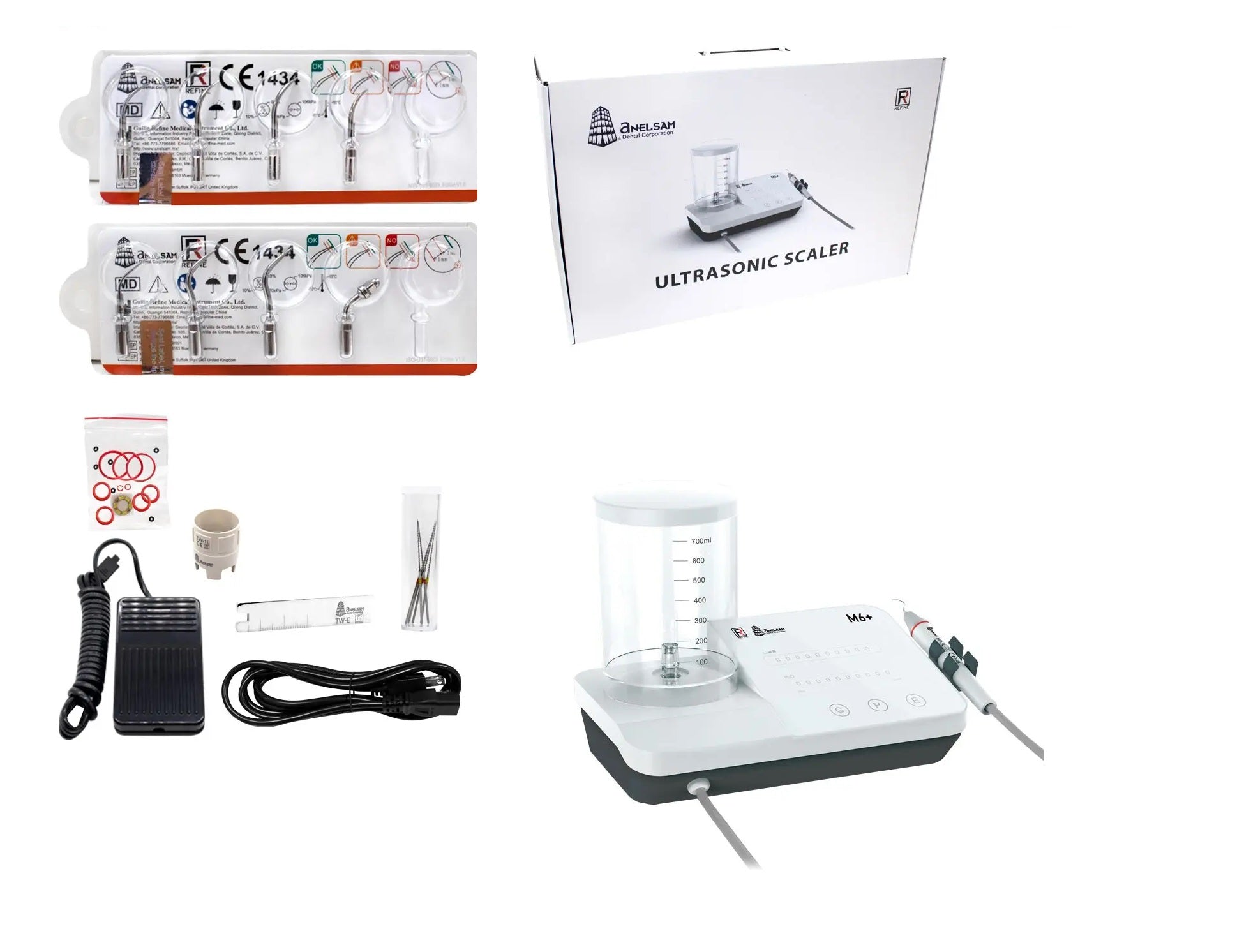 Escariador Ultrasonico M6 Anelsam Abastecedor De Agua + Led