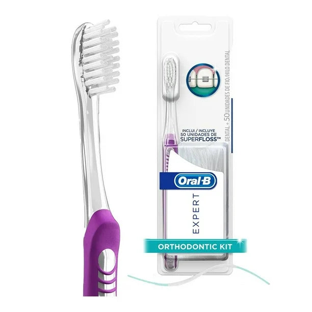 CEPILLO EXPERT ORTODONCIA CON HILOS SUPERFLOSS para Brakets Oral-b