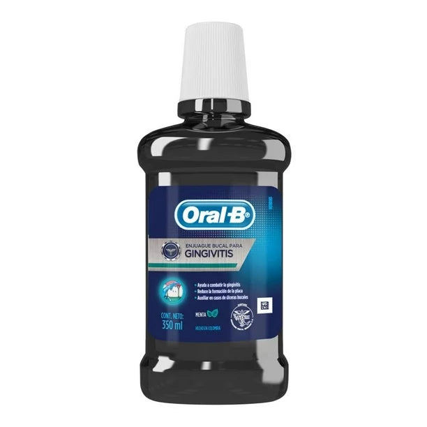 ENJUAGUE BUCAL PARA GINGIVITIS MENTA 350 ML Oral-B