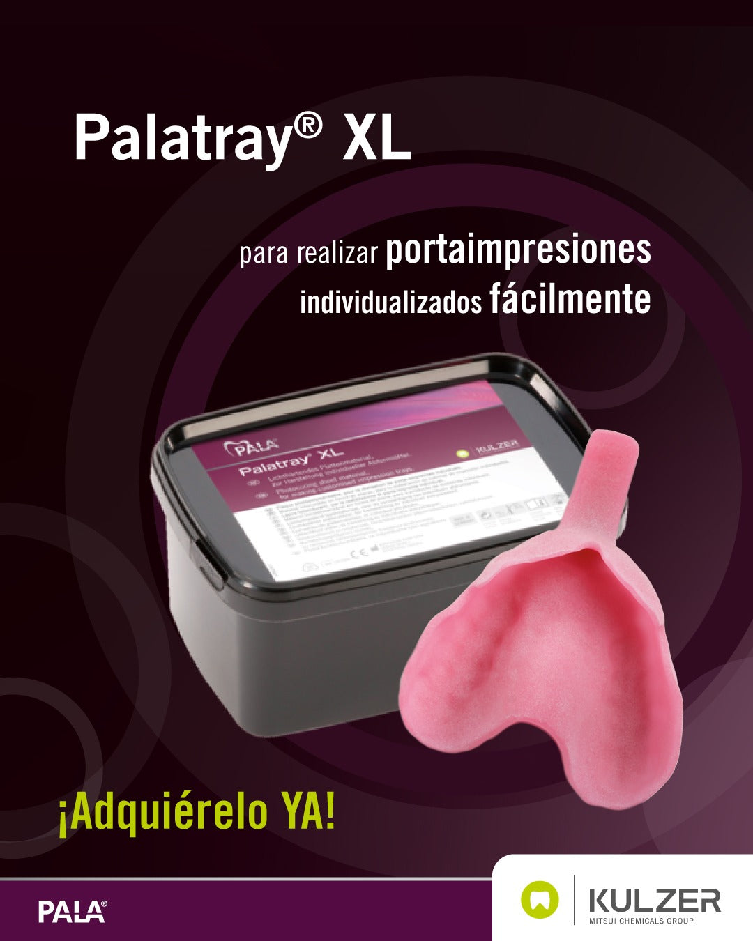Palatray XL Placas Fotopolimerizables 1pz