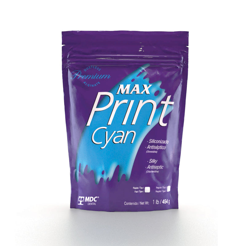 ALGINATO MAX PRINT CYAN 454GR Con colorexidina