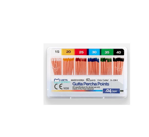 Tienda DDC - META BIOMED - ENDO - Puntas Gutta Percha Points Meta Biomed Taper .04 | TiendaDDC.com