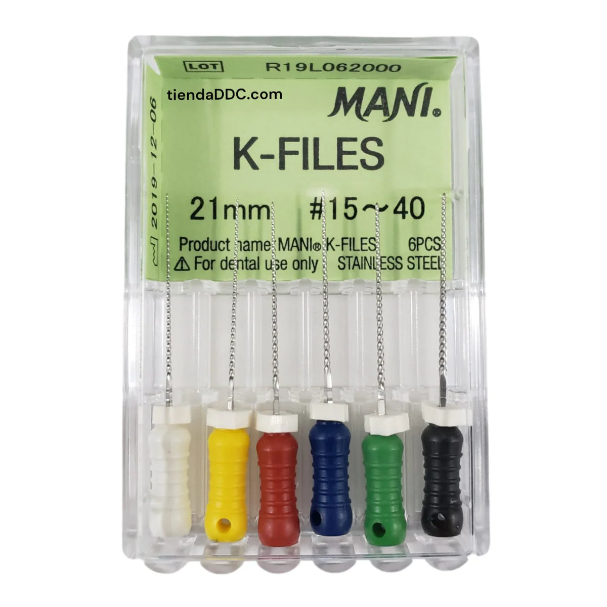 LIMAS MANI K-Files primera serie 21mm