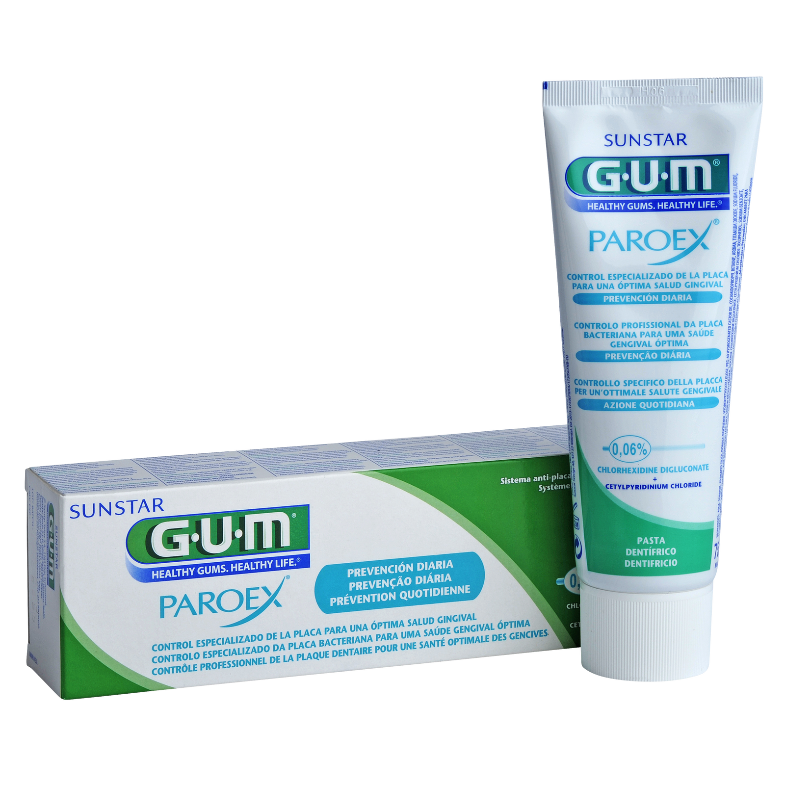 Pasta Dental PAROEX GEL clorhexdina 0.06% 75M GUM