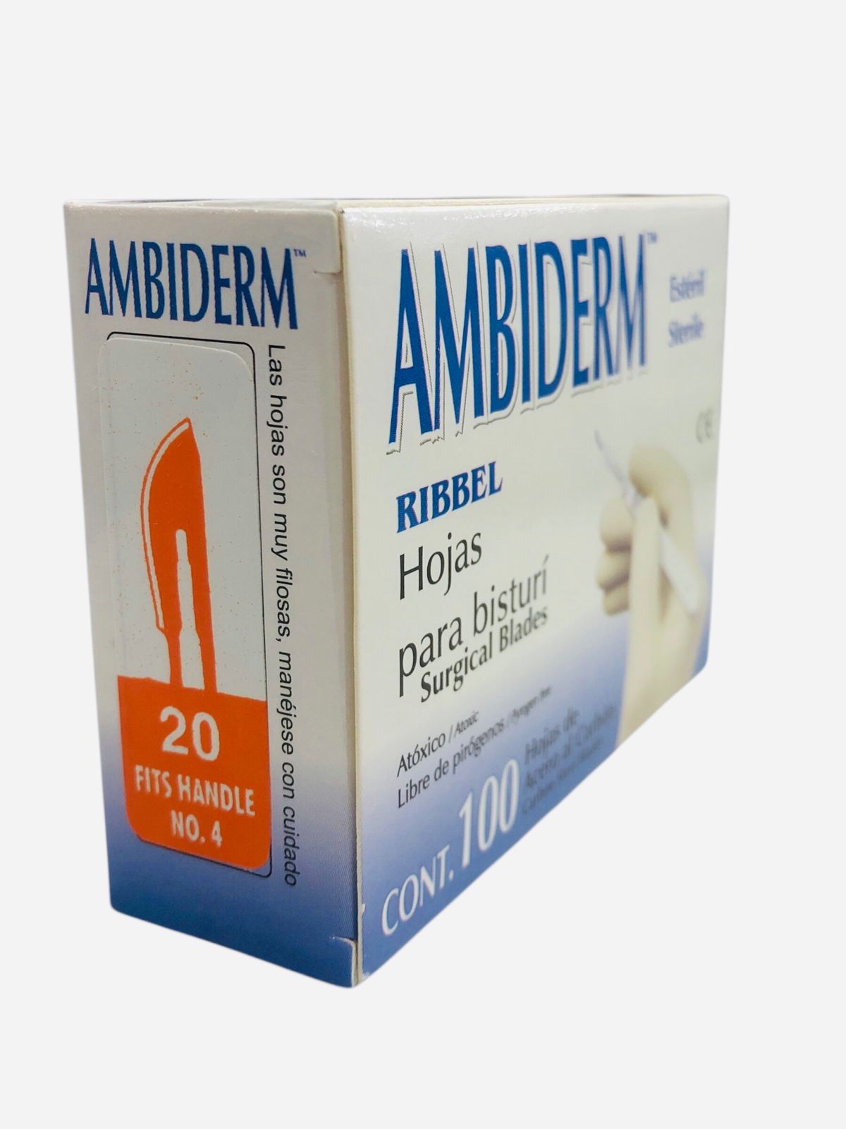 HOJA PARA BISTURI Ambiderm Mango No.3