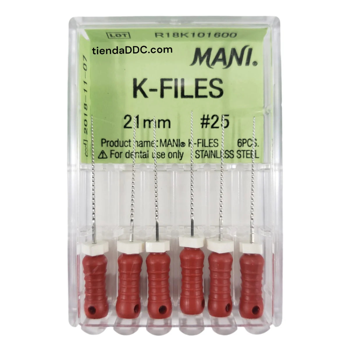 LIMAS MANI K-Files primera serie 21mm