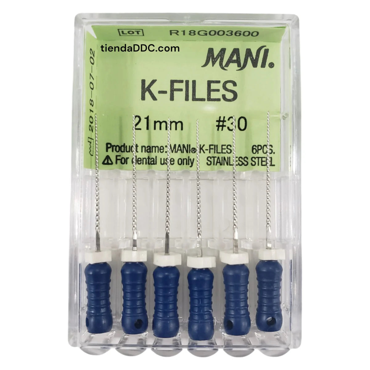 LIMAS MANI K-Files primera serie 21mm