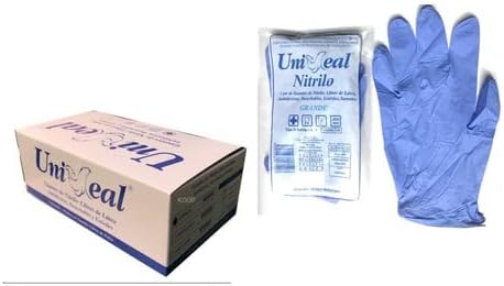 GUANTE DE NITRILO ESTERIL UniSeal 100pz