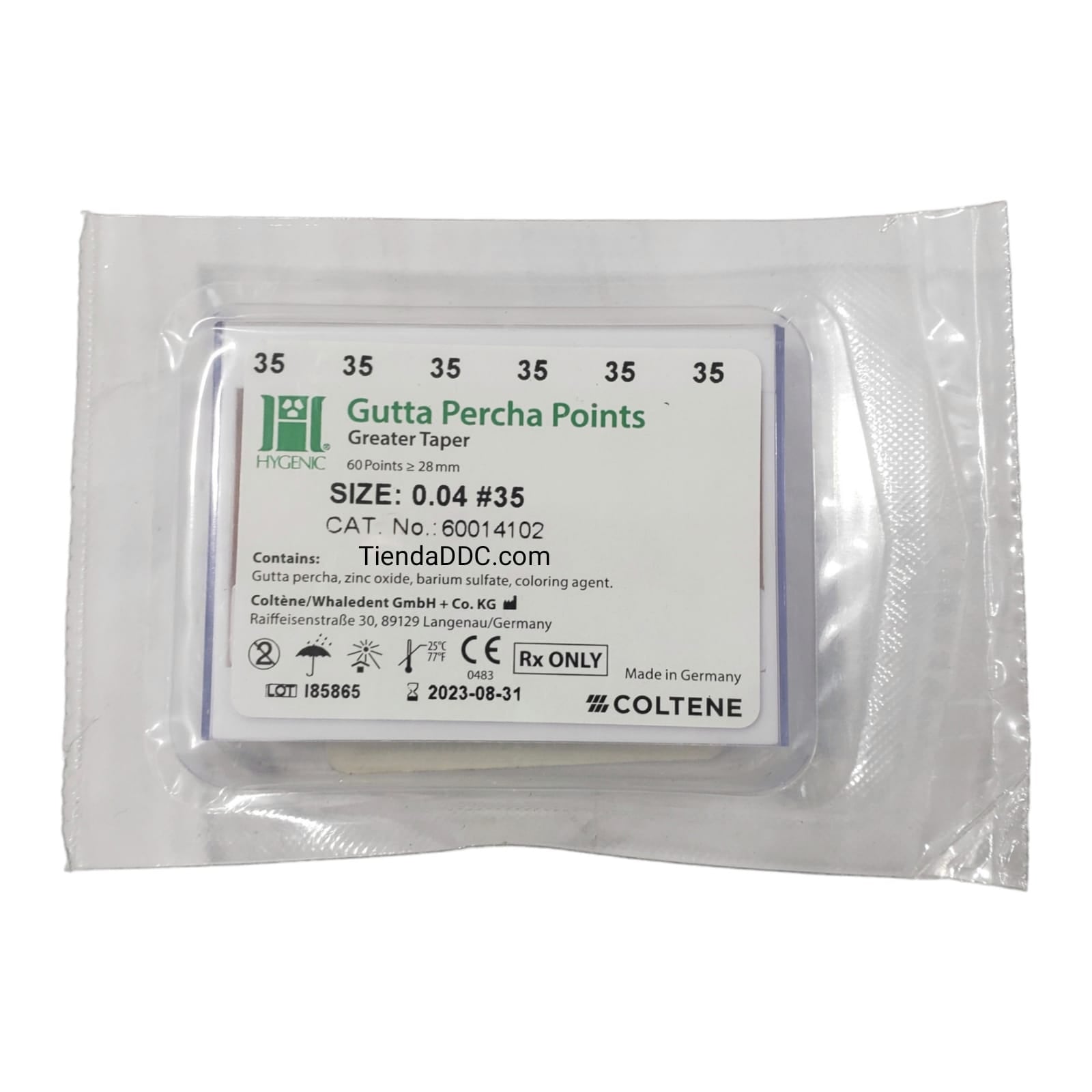 PUNTAS DE GUTTAPERCHA HYGENIC