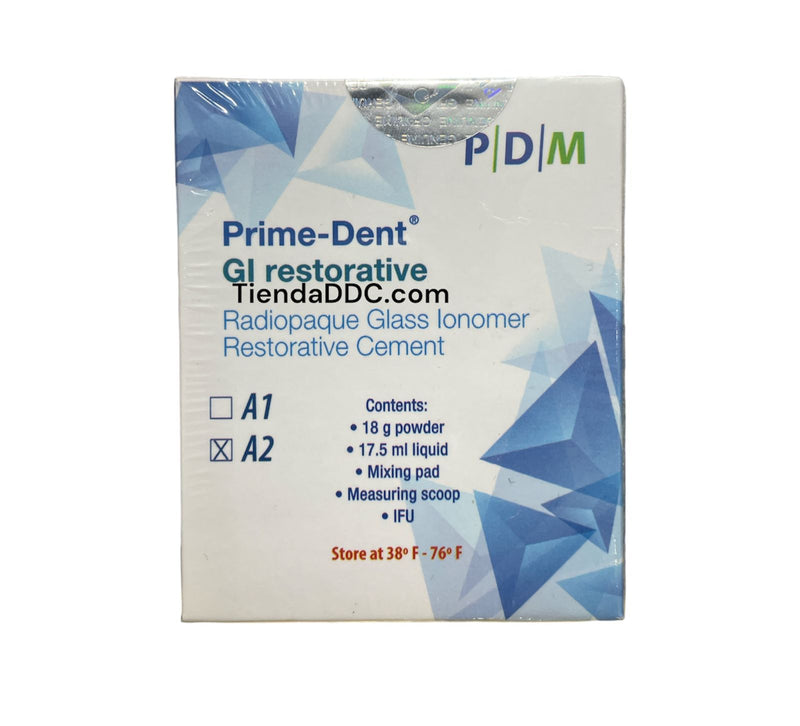 GI RESTORATIVE Ionomero Tipo 1 A2 Prime Dent